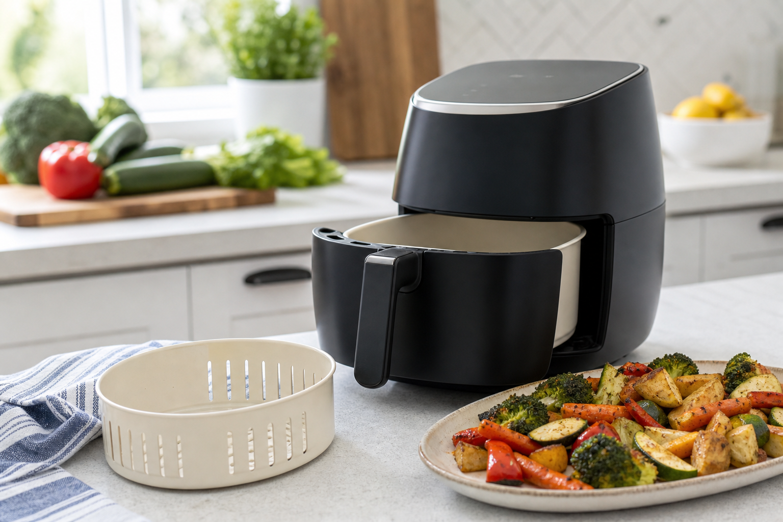 Ceramic-coated air fryer options for healthy home cooking
