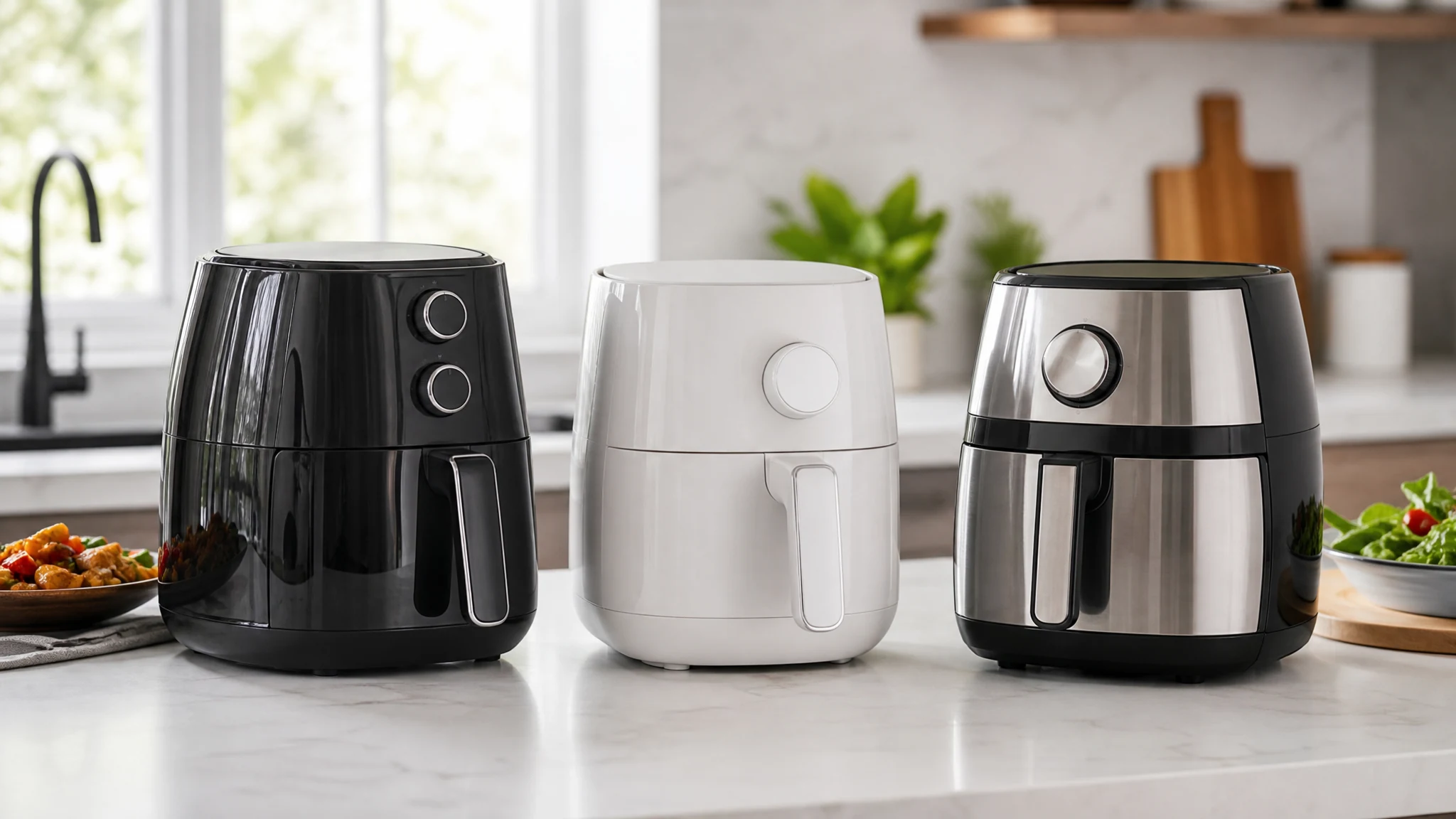 Simple-control air fryers for easier low-oil weeknight cooking