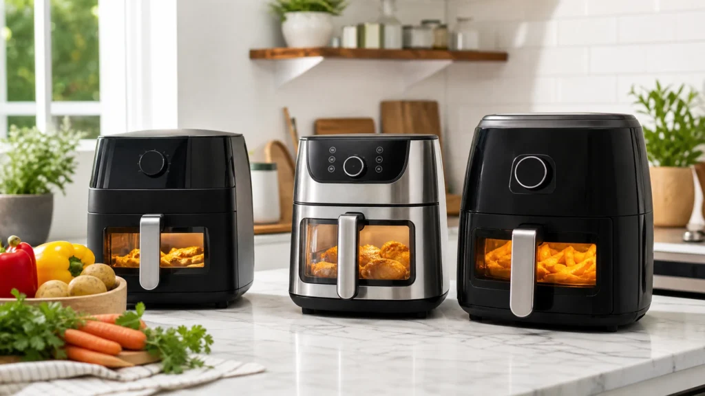 Air fryers with viewing windows for easier cooking checks