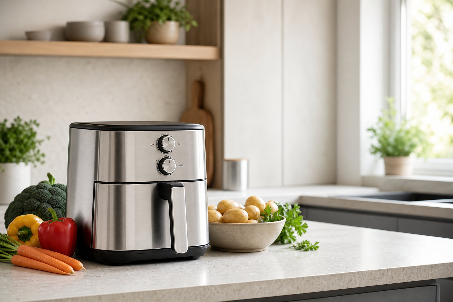 Stainless Steel Air Fryers Without Plastic Smell