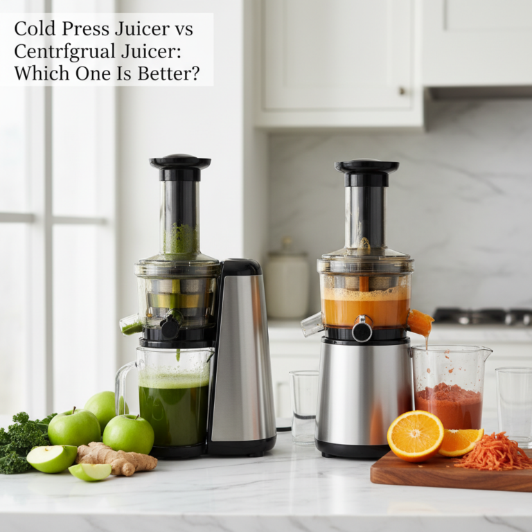 Cold Press Juicer vs Centrifugal Juicer: Which One Is Better?