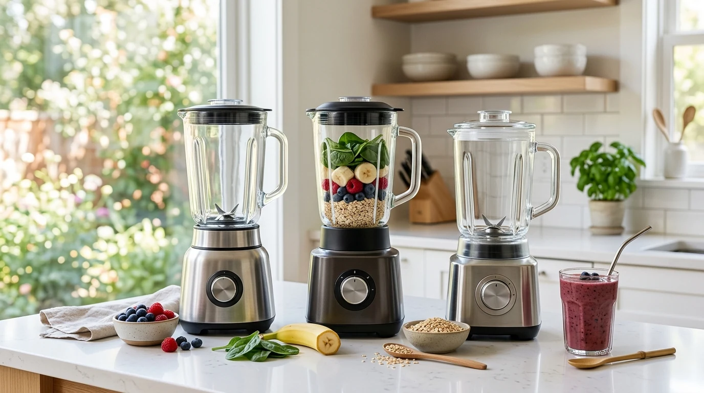Glass jar blenders for smoothies and everyday prep