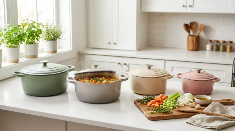 Non-toxic Dutch ovens for soups, bread, braises, and everyday healthy cooking.