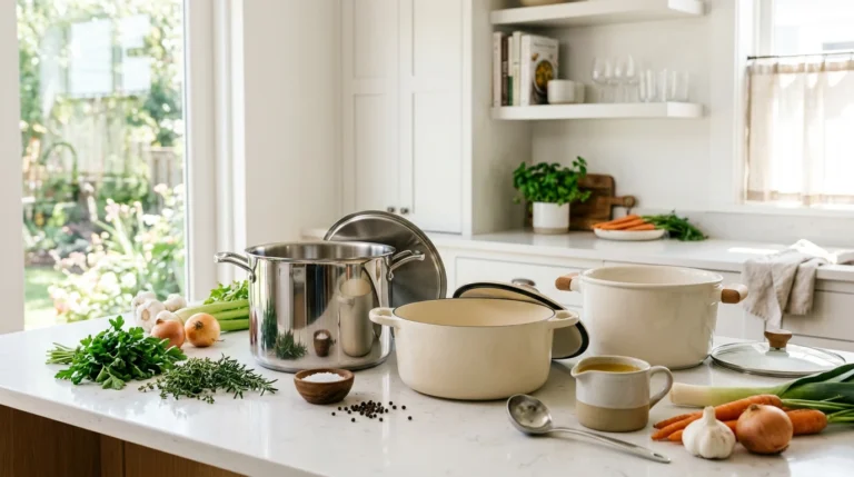 Best non-toxic stock pots for soup, pasta, broth, and batch cooking.