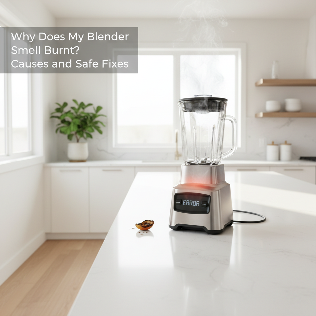 Why Does My Blender Smell Burnt? Causes and Safe Fixes