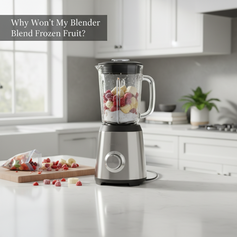 Why Won't My Blender Blend Frozen Fruit?