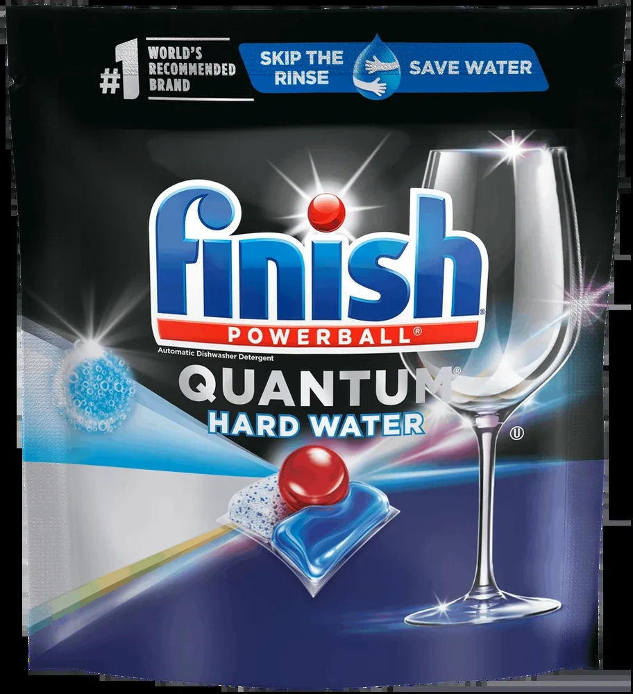 Finish Quantum Hard Water Dishwasher Tabs