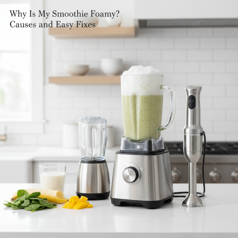 Why Is My Smoothie Foamy? Causes and Easy Fixes
