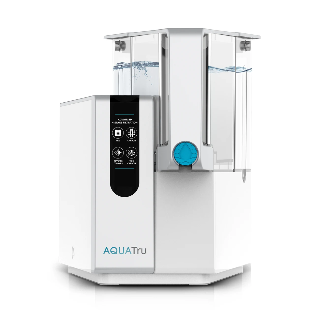 AquaTru Classic Countertop Reverse Osmosis Water Purifier – renters who want a no-plumbing reverse-osmosis unit with a push-button dispenser