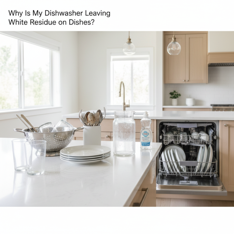 Why Is My Dishwasher Leaving White Residue on Dishes?