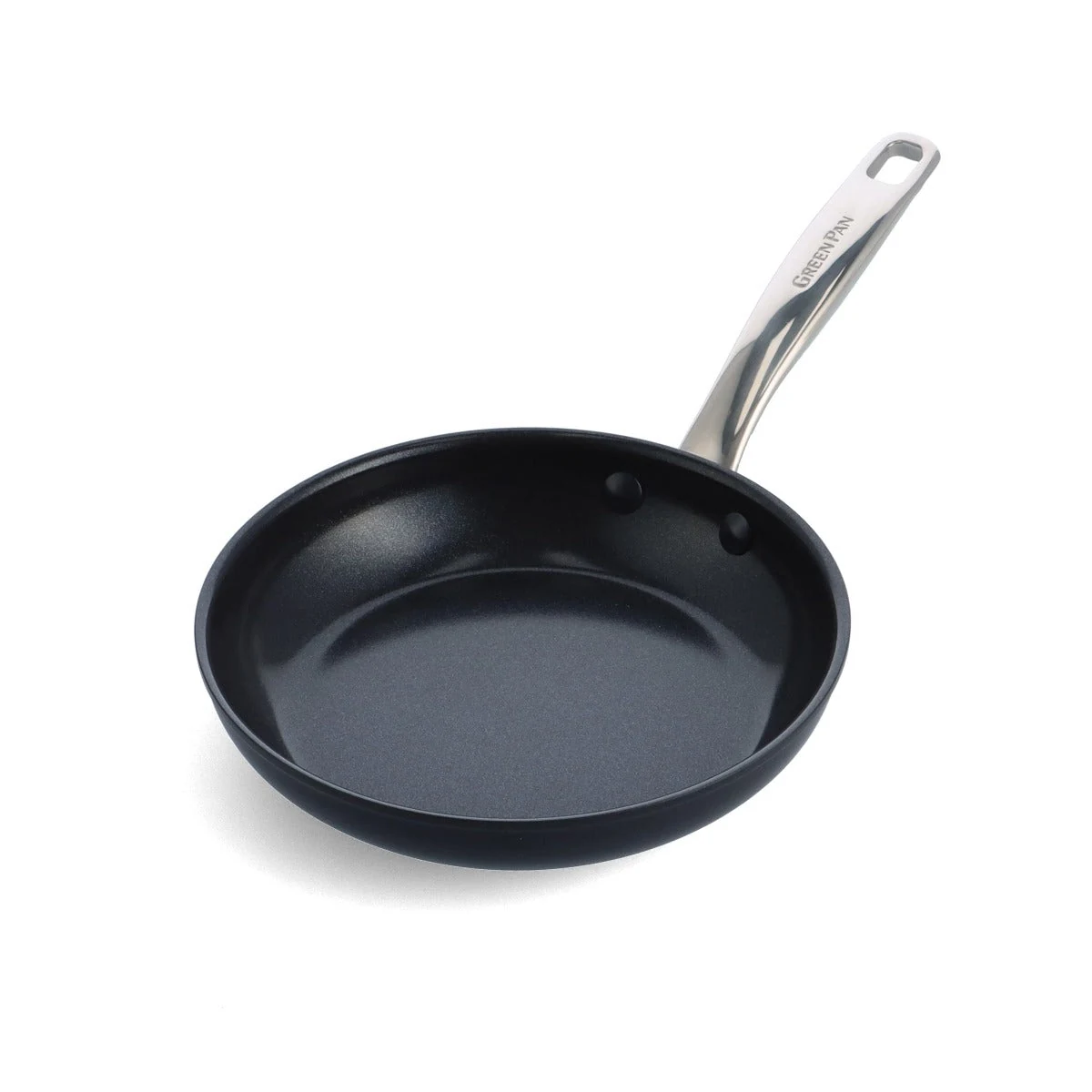 GreenPan Chatham Black Ceramic Nonstick 8" Frypan – a durable compact pan for eggs, nuts, and quick frying