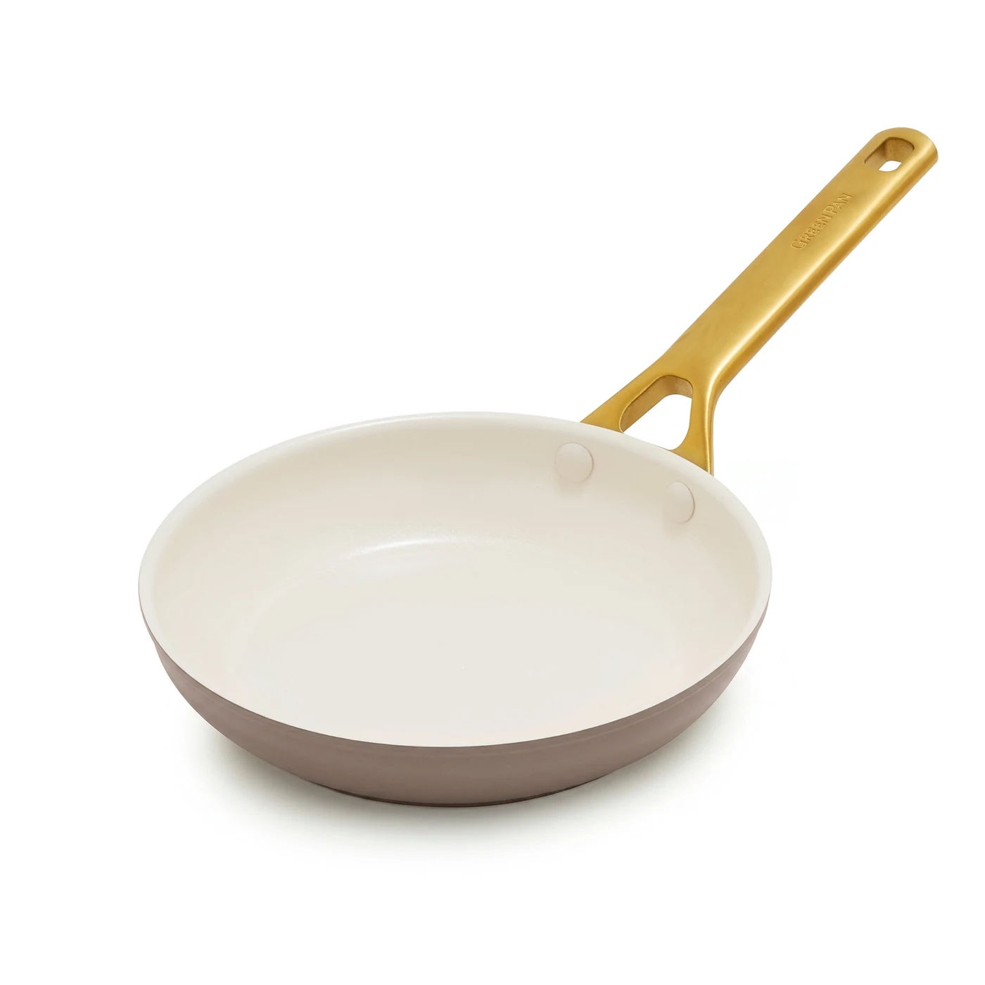 GreenPan Reserve Pro Ceramic Nonstick 8" Frypan | Latte – solo meals, quick breakfasts, and small side dishes