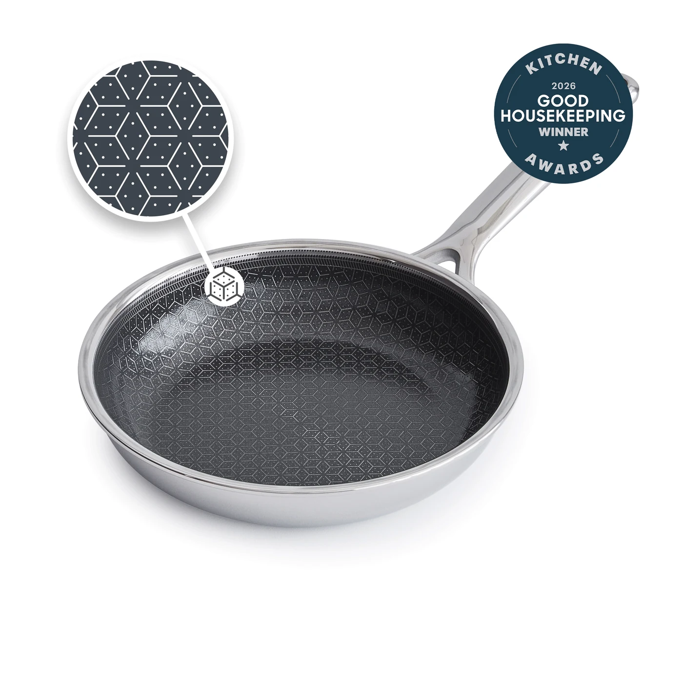 GreenPan Spectra Thermobond Hybrid Ceramic Nonstick 8" Frypan – the lightest verified option for small breakfasts, eggs, and single servings