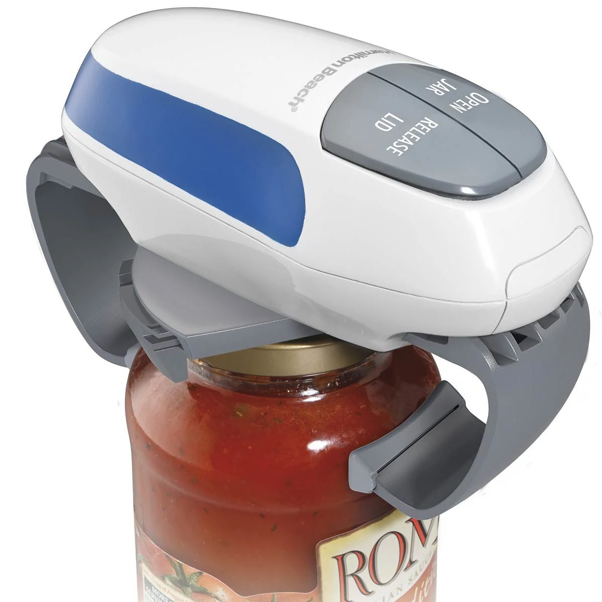 Hamilton Beach Open Ease Automatic Jar Opener 76800 – hands-free opening of stubborn glass jars
