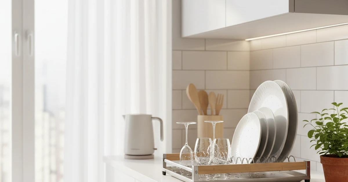 Best Compact Dish Drying Racks for Small Kitchens