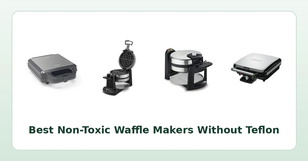 Best Non-Toxic Waffle Makers Without Teflon