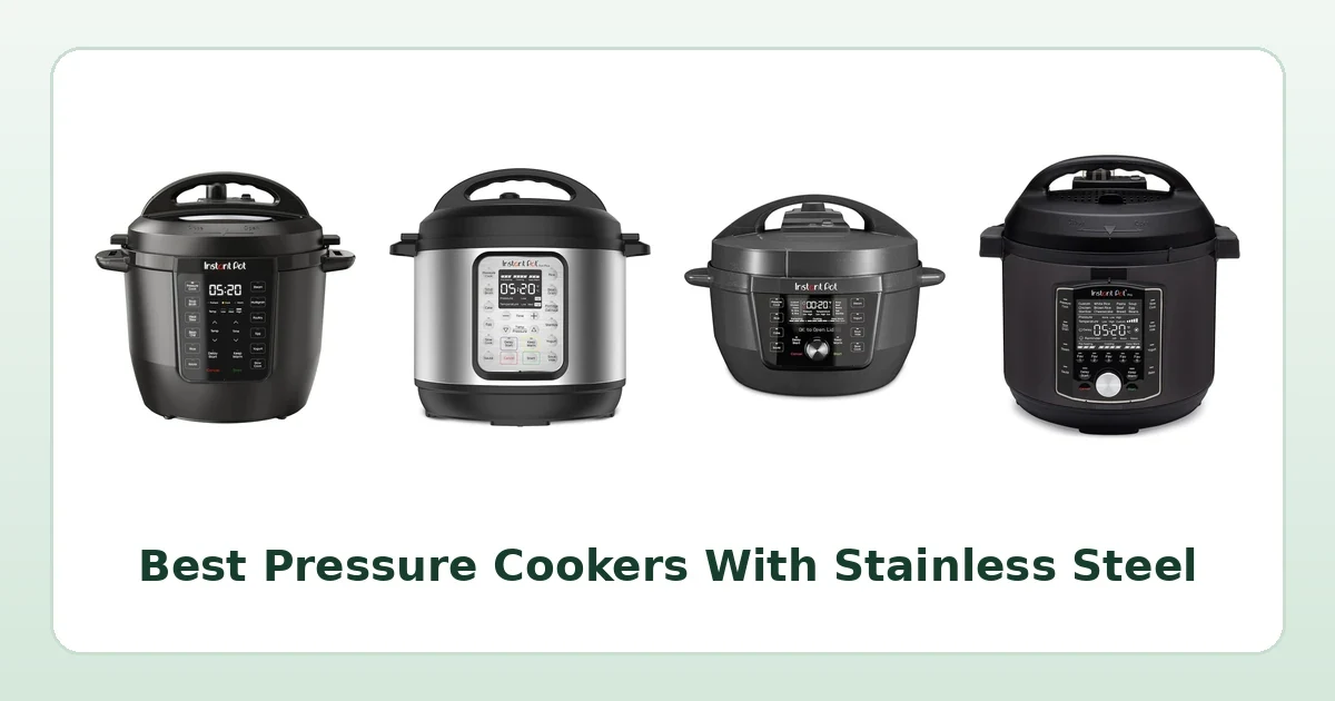 Best Pressure Cookers With Stainless Steel Inner Pots