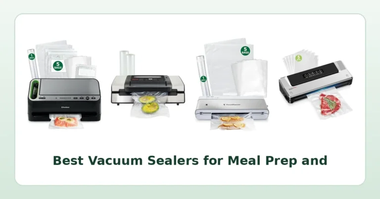 Best Vacuum Sealers for Meal Prep and Freezer Storage