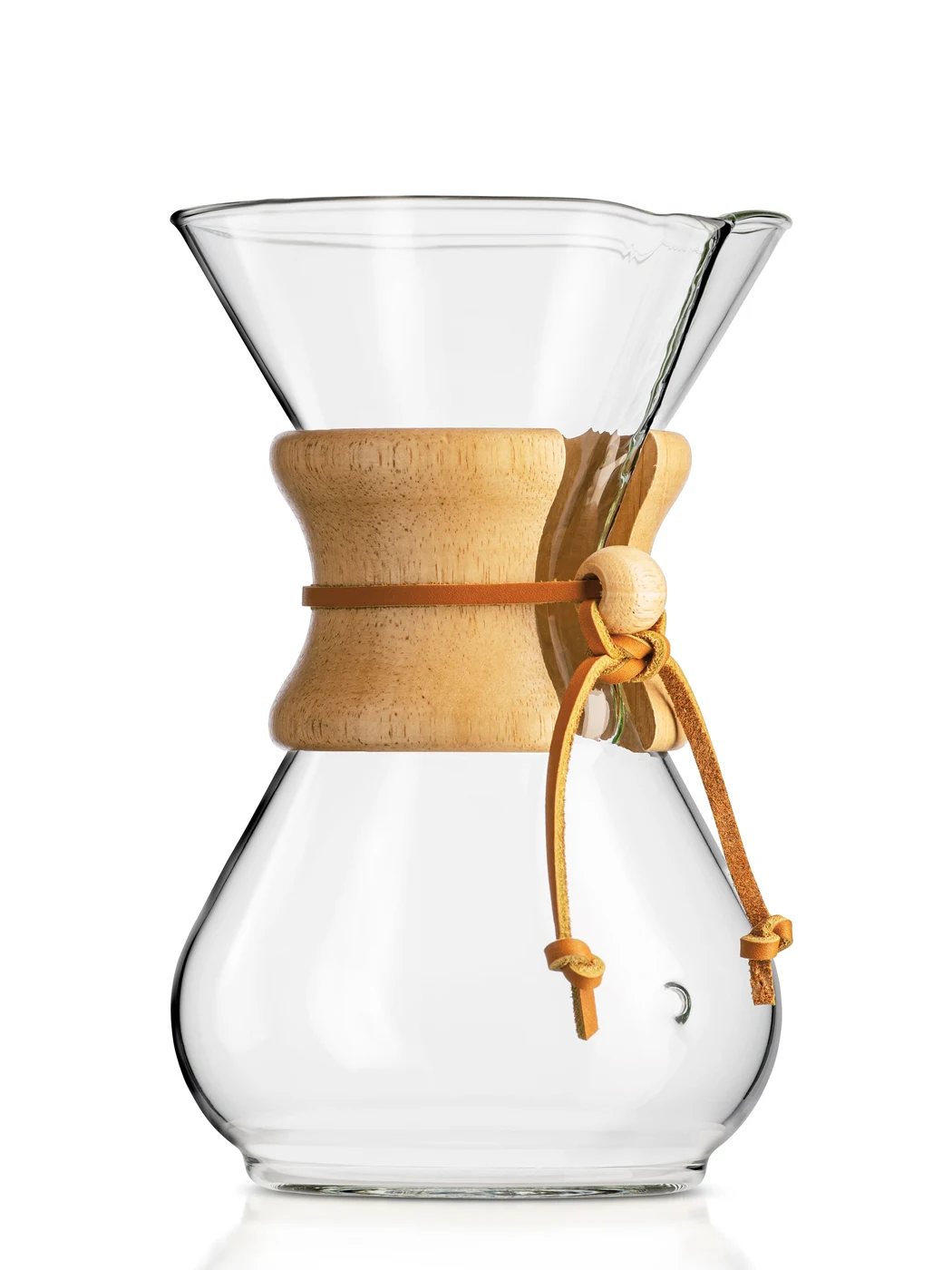 Chemex Classic Series 6-Cup Coffeemaker – pour-over drinkers who want a simple all-glass brewing vessel