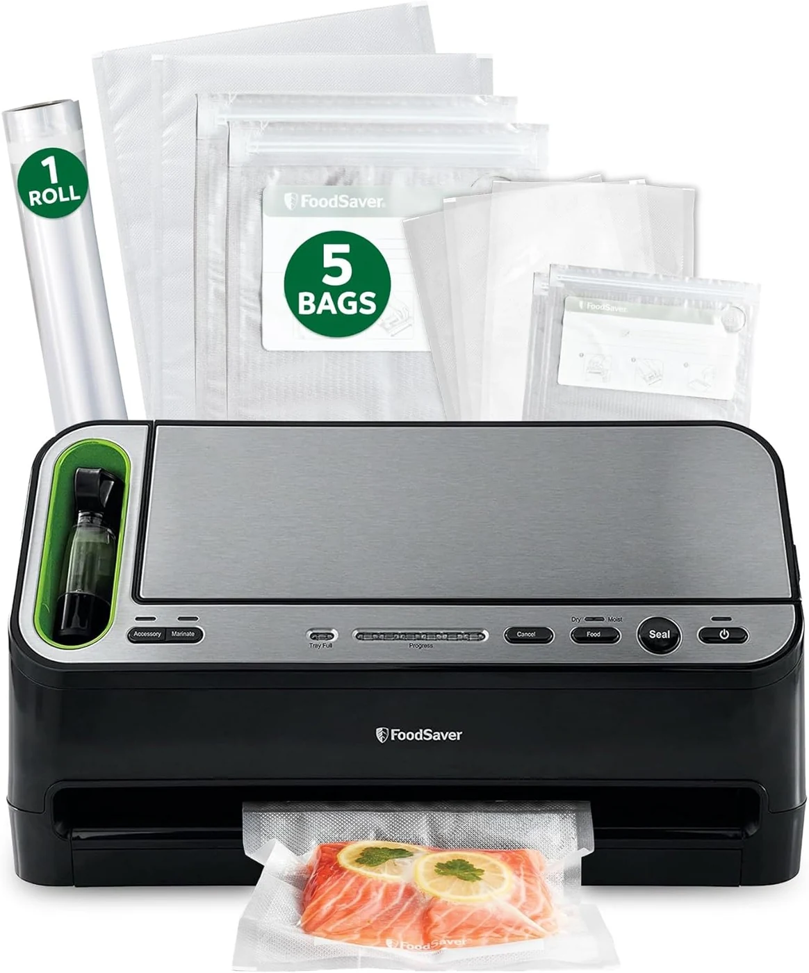 FoodSaver V4400 2-in-1 Vacuum Sealer Machine – home preservers who want a full countertop system that works with FoodSaver regular- and wide-mouth Mason jar sealer accessories