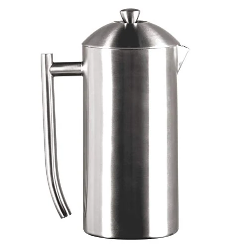 Frieling Double-Walled Stainless Steel French Press, 36 oz – families and hosts who want a larger all-stainless-steel press for several servings at once