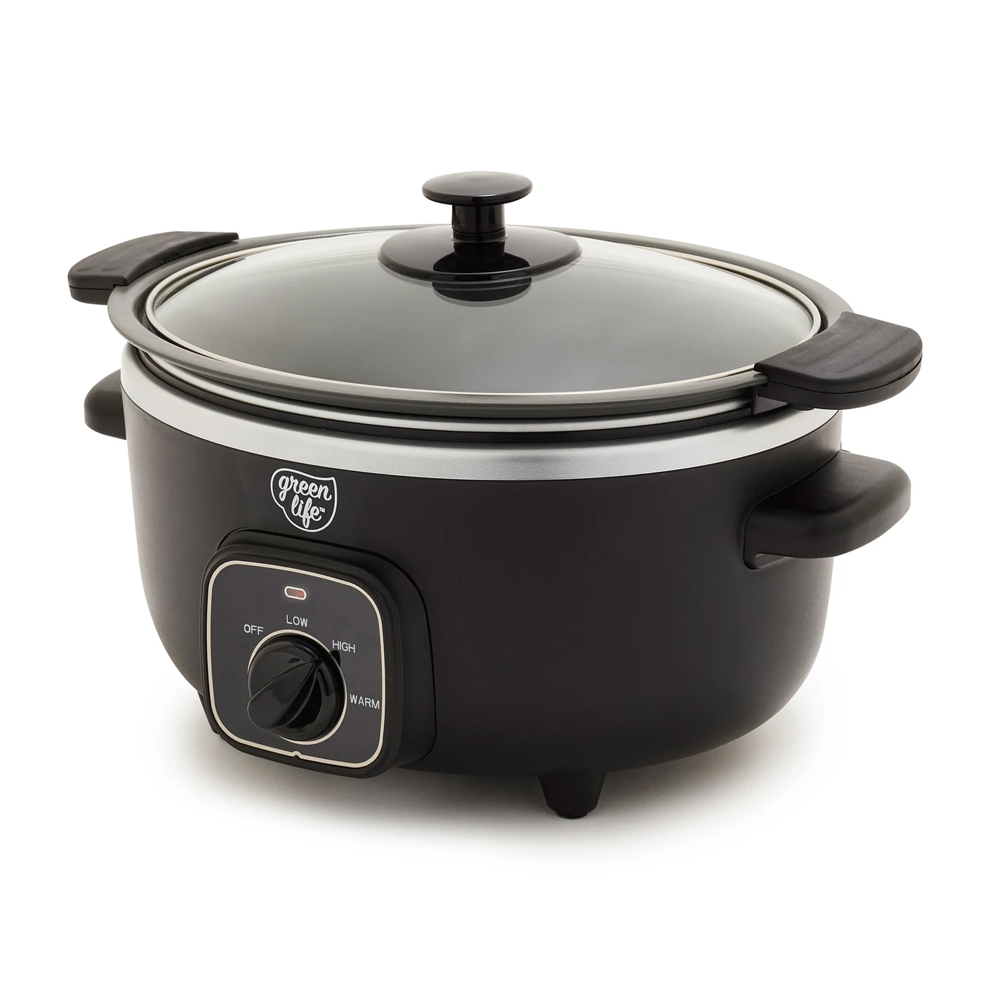 GreenLife Healthy 3.5-Quart Slow Cooker | Black – one- to two-person households that need a compact slow cooker for everyday meals