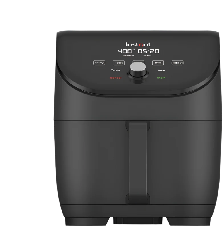 Instant Pot Vortex Slim 6QT Air Fryer – tiny kitchens that need a narrower air fryer footprint but can accommodate a 6-quart basket