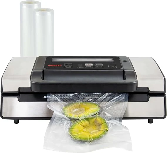 NESCO VS-12 Deluxe Food Vacuum Sealer – frequent batch cooks who want a powerful double-pump sealer with a compact countertop footprint
